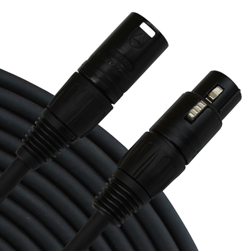 XLR 3 Pin to Blunt Installation Cable with Neutrik XLR Connectors (Male or  Female Options)