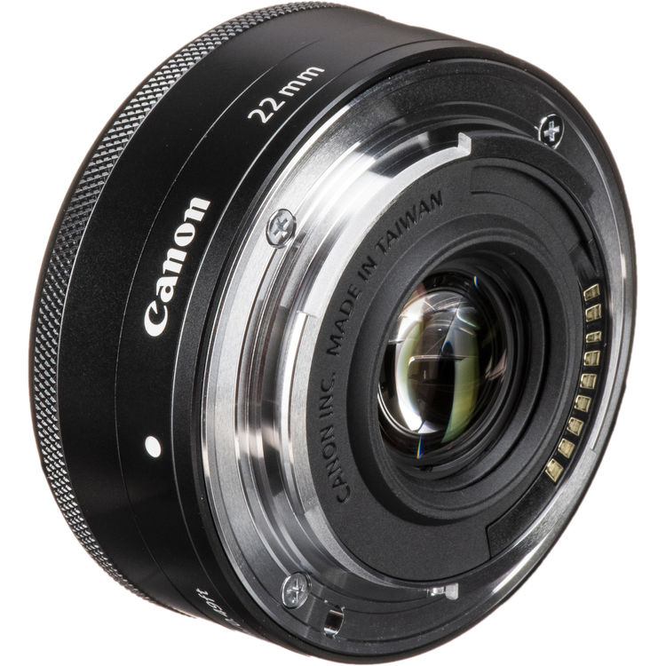 Canon EF-M 22mm F2 STM Prime Lens, Black | Full Compass Systems