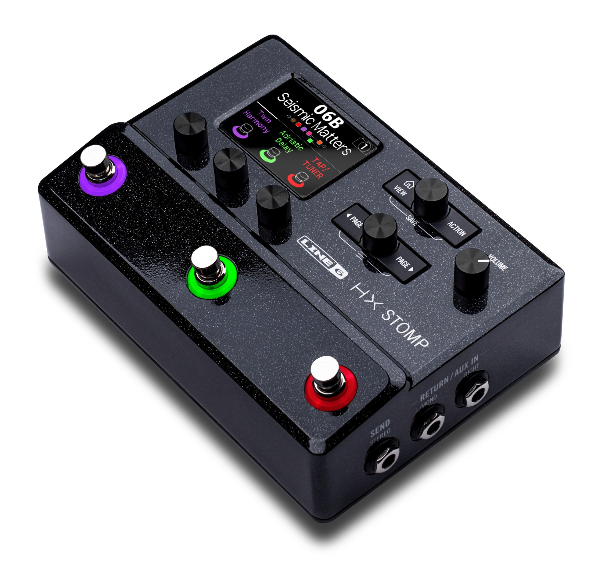 Line 6 HX Stomp with Relay G10 Compact Guitar Multi-FX Floor