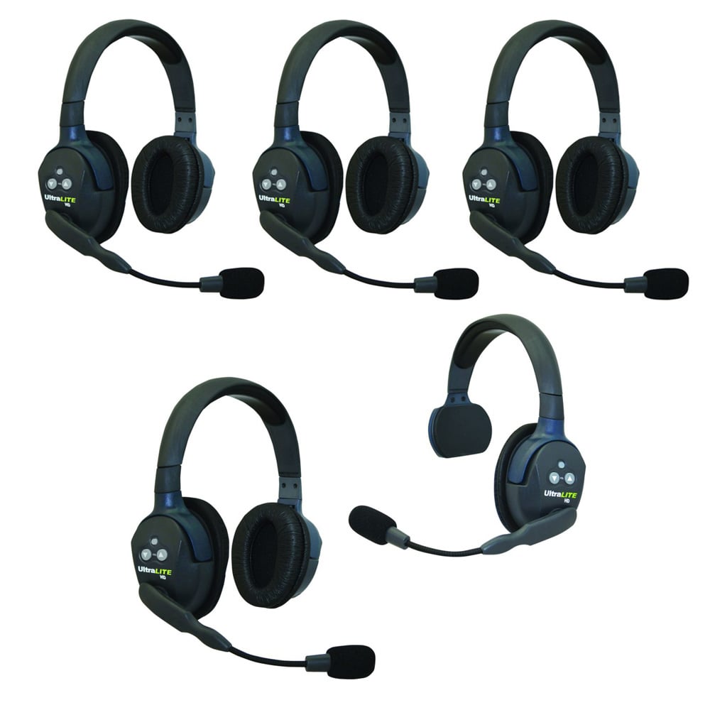 Eartec Co UL514 Eartec UltraLITE Full-Duplex Wireless Intercom System W/  Headsets Full Compass Systems