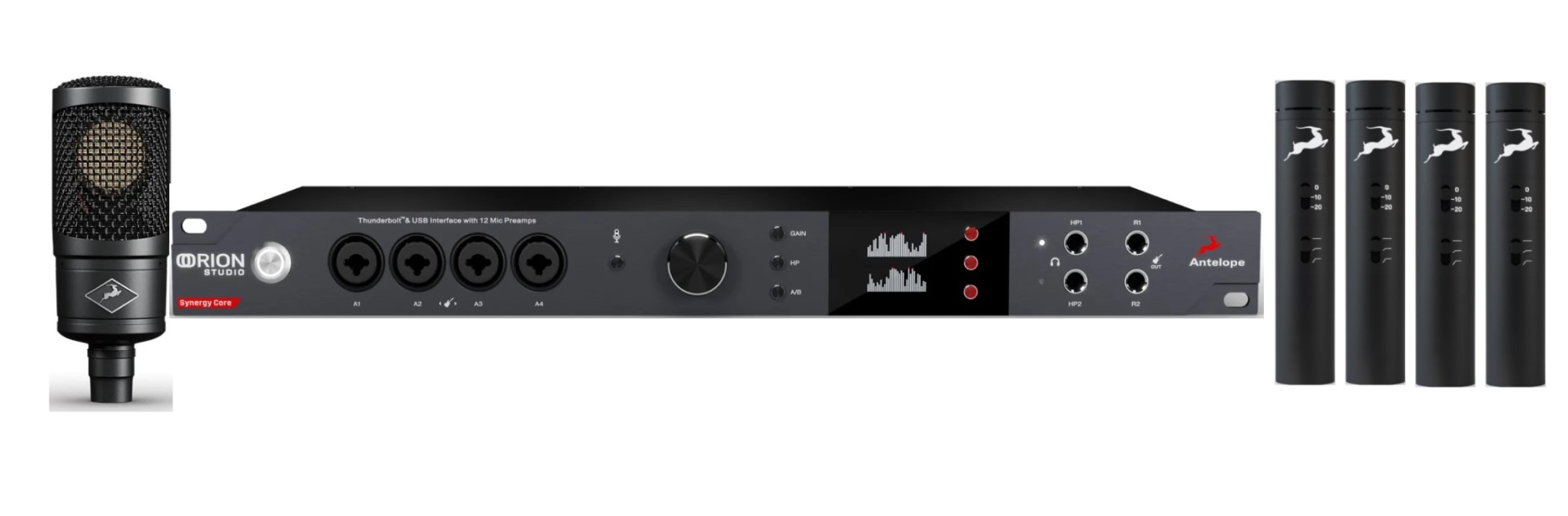 Antelope Audio ORION-STU-SYN-K Orion Studio Interface Bundle W/ Free Mics |  Full Compass Systems