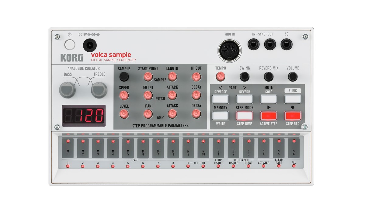 Korg VOLCASAMPLE2 Compact Digital Sample Sequencer | Full Compass