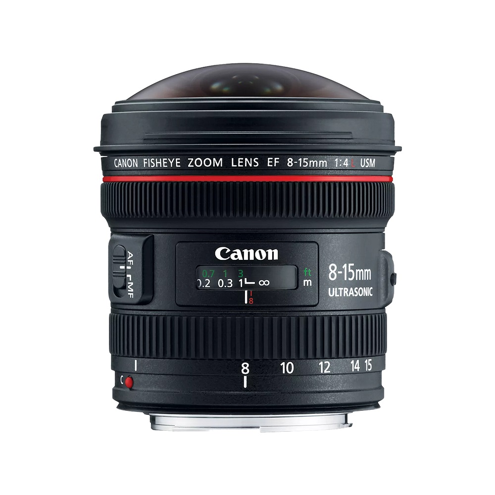 Canon EF 8-15mm f/4L Fisheye USM Ultra-Wide Zoom Camera Lens