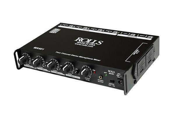 Rolls MX56c MiniMix A/V 4-Channel Battery-Powered Mixer MX56C