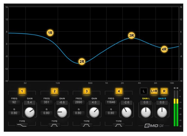 Waves eMotion LV1 16-channel Complete Live Mixing System with Axis One,  Impact-C Server, & STG-1608