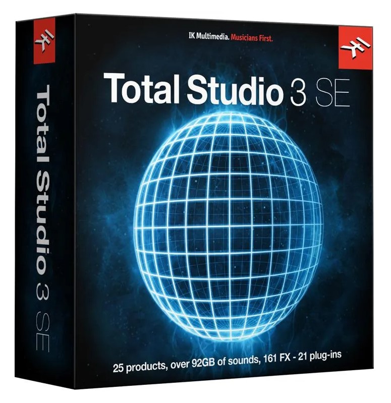 IK Multimedia TOTAL-STUDIO-3-SE Collection Of Instrument And Effects  Plug-Ins [Virtual]