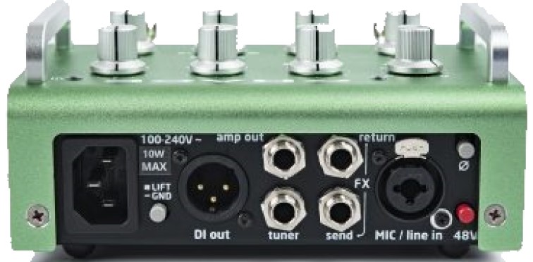 Full　Grace　Pedal,　Compass　Mic/Instrument　Finish　Design　Green　Preamp　ROXi　Systems