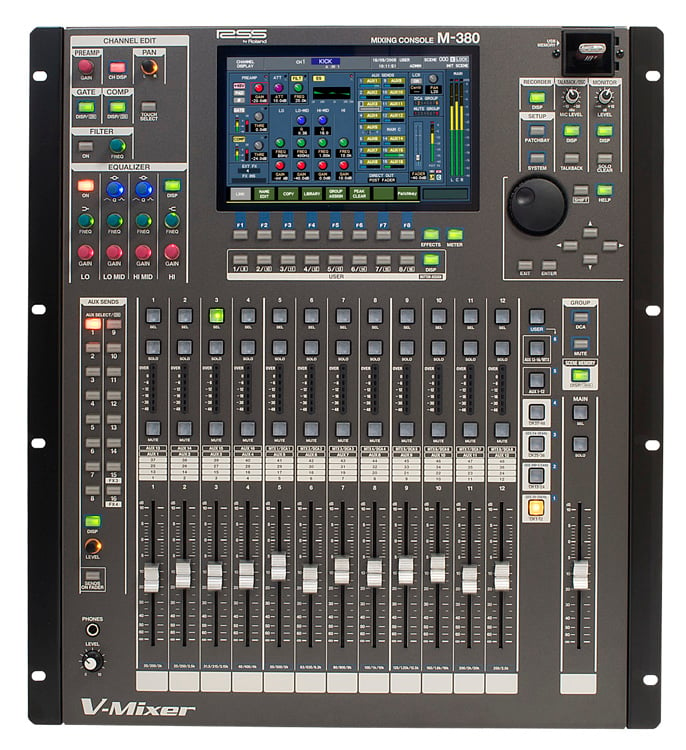 Roland A/V M-380 V-Mixing Console 48 Channel | Full Compass Systems