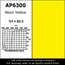 Apollo Design Technology AP-GEL-6300 Gel Sheet, 20x24, Neon Yellow Image 1