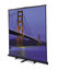 Da-Lite 98040 69" X 92" Floor Model C Matte White Projection Screen Image 1