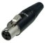 REAN RT4FC-B 4-pin REAN TINY XLR-F Connector With Gold Contacts Image 1