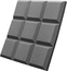 Auralex SGRID22BUR SonoFlat Grid, 2' X 2' X 2', 16pk, Burgundy (Charcoal Shown) Image 2