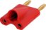 REAN NYS508-R Banana Plug, Red Image 1