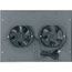 Middle Atlantic ERK-6FT-440CFM Two 6" Fans Integrated Fan Top For ERK And SCRK Series Racks Image 1