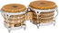 Latin Percussion LP793X-C Galaxy Giovanni Series Bongos In Natural Finish With Chrome Hardware Image 1