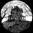 Apollo Design Technology SR-0069 Glass Gobo, Haunted House Jesse Guess Image 1