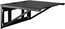 Lowell FS18-14 Flat Ship Wall Shelf, 18"x14", Black Image 2