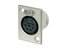 Neutrik NC6FSP-1 6-pin XLRF Rectangular Panel Receptacle Image 1