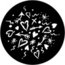 Rosco 78126 Steel Gobo, Love Image 1