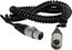 Sescom ICOMX4MF-10C 4pin Intercom Coiled Extension Cable, 10ft Image 1