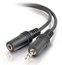 Cables To Go 40405-CTG 1.5' 3.5mm M-F Stereo Audio Extension Cable Image 1