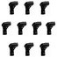 Shure A25DM Break-Resistant Clip For Handheld Mics, 10 Pack Image 1