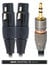 Cable Up YS-M3-XF3D-15-BLK 15 Ft 1/8" TRS Male To Dual XLR Female Y-Cable With Black Jacket Image 1