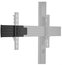 Chief FCAX14 14" Freestanding And Ceiling Extension Brackets, Black Image 2