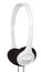 Koss KPH7W Portable On-Ear Headphones In White Image 1