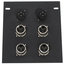 Elite Core FB4-SP Recessed Floor Box With 4xXLRF And 2 Speakon Connectors Image 3