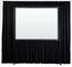Draper 384050 90" X 120" Black Velour StageScreen Dress Kit With Case Image 1
