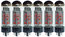 JJ Electronics EL34SJJ Sextet Of EL34 Preamp Vacuum Tubes Image 1