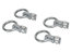 RCF AC-DS4X Suspension Hook Kit For Flybar Tracks, 4 Pack Image 1