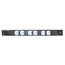 Lowell ACR-1507-HDLT Rack Mount Light Panel, 120VAC 15A, 7 Outlets, 9' Cord, Hooded Lights, Night Vision LEDs Image 2