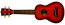 Kala MK-SD/BURST Makala Dolphin Soprano Ukulele Image 2