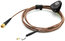 DPA CH16C00 4.2' Mic Cable For Earhook Slide With MicroDot Connector, Brown Image 1