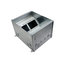 FSR FL-500P-8-B 8" Deep Floor Box With Steel Temporary Construction Cover Image 1