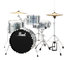 Pearl Drums RS584C/C706 4-Piece Drum Set In Charcoal Metallic With Cymbals And Hardware Image 1