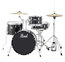 Pearl Drums RS584C/C31 4-Piece Drum Set In Jet Black With Cymbals And Hardware Image 1