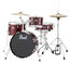 Pearl Drums RS584C/C91 4-Piece Drum Set In Wine Red With Cymbals And Hardware Image 1