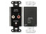 RDL DB-CIJ3 Consumer Input Jacks, Mono, Black Image 1