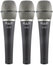 CAD Audio D38X3 CADLive D38 Supercardioid Instrument Mic Package, 3 Mics Image 1