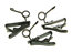 WindTech TC-11 3-Pack Small Lavalier Microphone Tie Clips Image 1