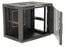 Gator GRW1009509 9RU 17" Deep Fixed Wall Rack With Vented Glass Door Image 2