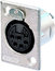 Neutrik NC6FP-1 6-pin XLRF Panel Connector Image 1