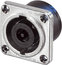 Neutrik NL8MPR 8-Pole Speakon Chassis Connector, Nickel Image 1