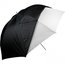 Westcott 2021 60" White Satin Umbrella With Removable Black Cover Image 1