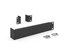 Bose Professional Rack Mount Kit Silver Rack Mount Kit For IZA And ZA Zone Amplifiers, Black Image 1