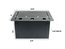 Elite Core FBL12+AC Large Recessed Floor Box With 12xXLRF And 2 AC Connectors Image 2