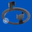 Atlas IED PR411 4" Plastic Mounting Ring Image 1